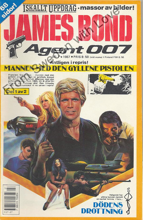 AGENT JAMES BOND 007 no 7 of 12, 1987