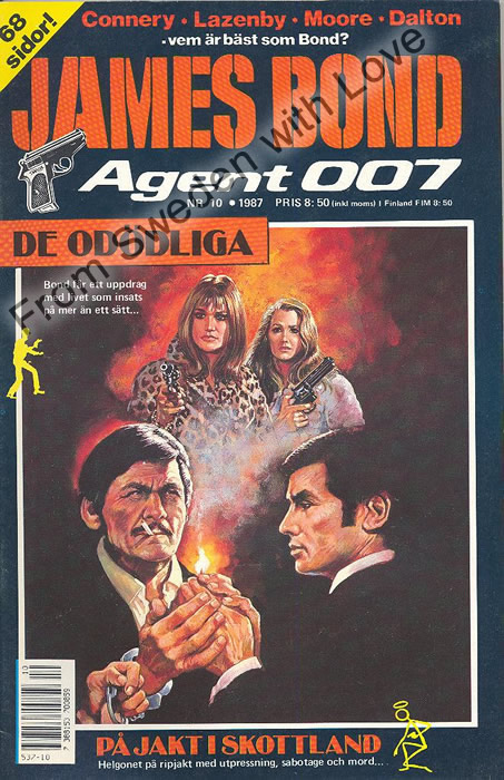 AGENT JAMES BOND 007 no 10 of 12, 1987