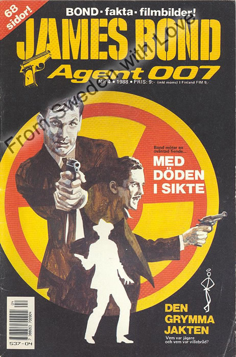 AGENT JAMES BOND 007 no 4 of 12, 1988