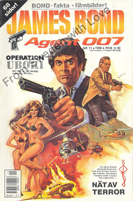 AGENT JAMES BOND 007 no 11 of 12, 1988