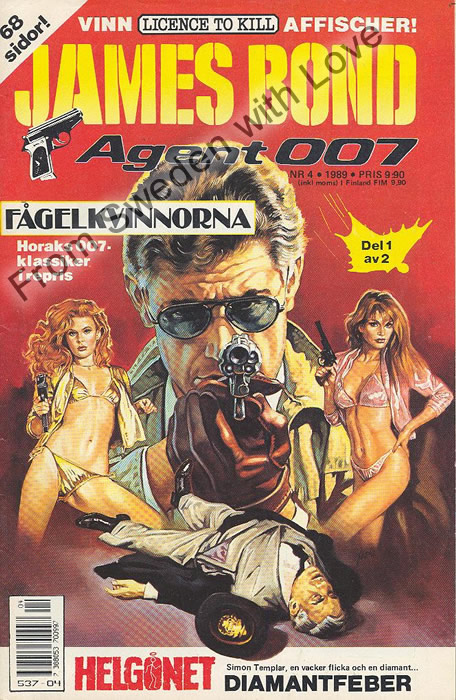 AGENT JAMES BOND 007 no 4 of 12, 1989