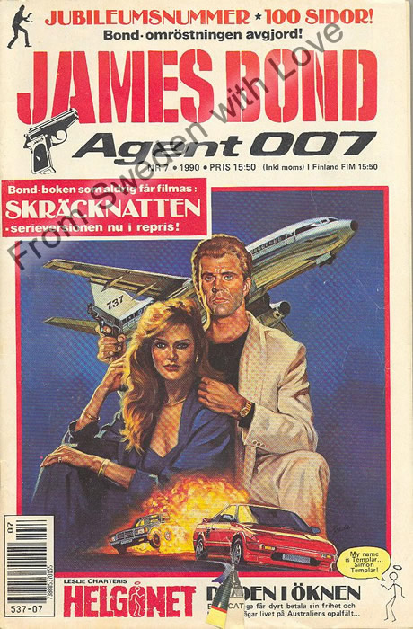 AGENT JAMES BOND 007 no 7 of 12, 1990