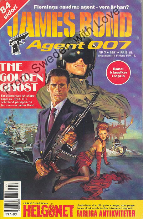 AGENT JAMES BOND 007 no 3 of 6, 1991