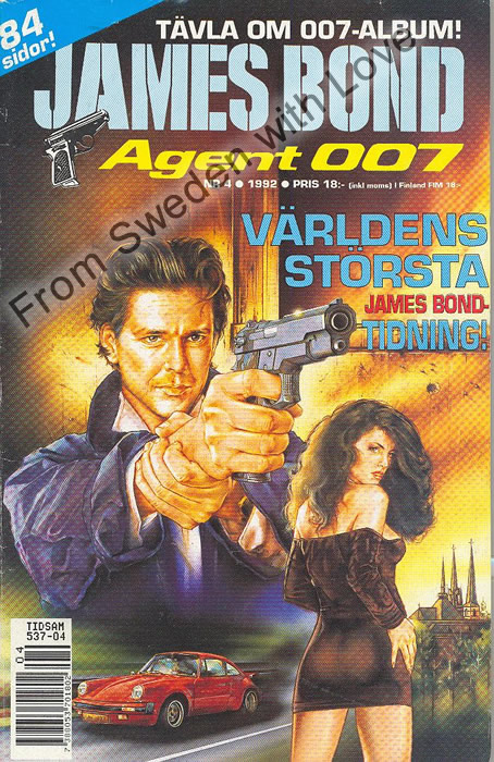 AGENT JAMES BOND 007 no 4 of 6, 1992
