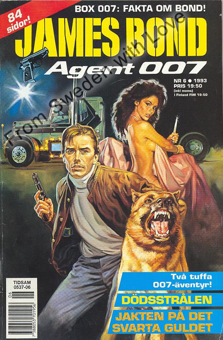 AGENT JAMES BOND 007 no 6 of 6, 1993