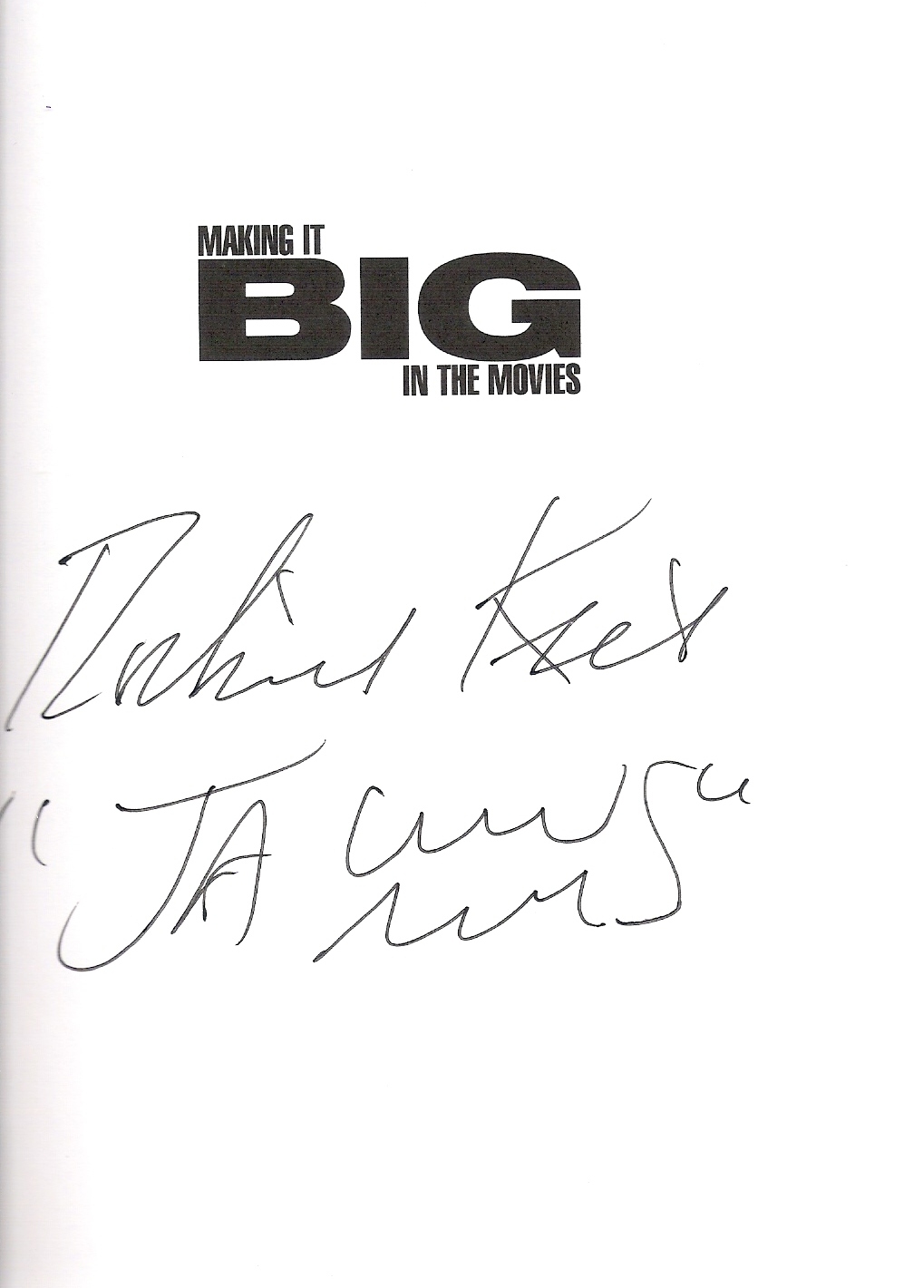 Richard Kiel Personligt tagen på Autographica