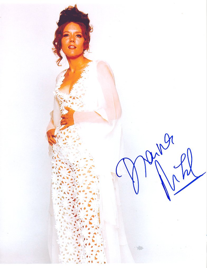 Dame Diana Rigg, in person for MS Society charity in Engloch online catalogue no 5150
