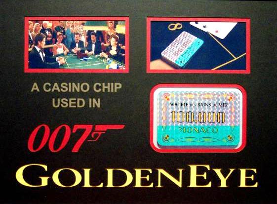 100 000 dollar kasino chip Använd i filmen, 1 av 12 i världen