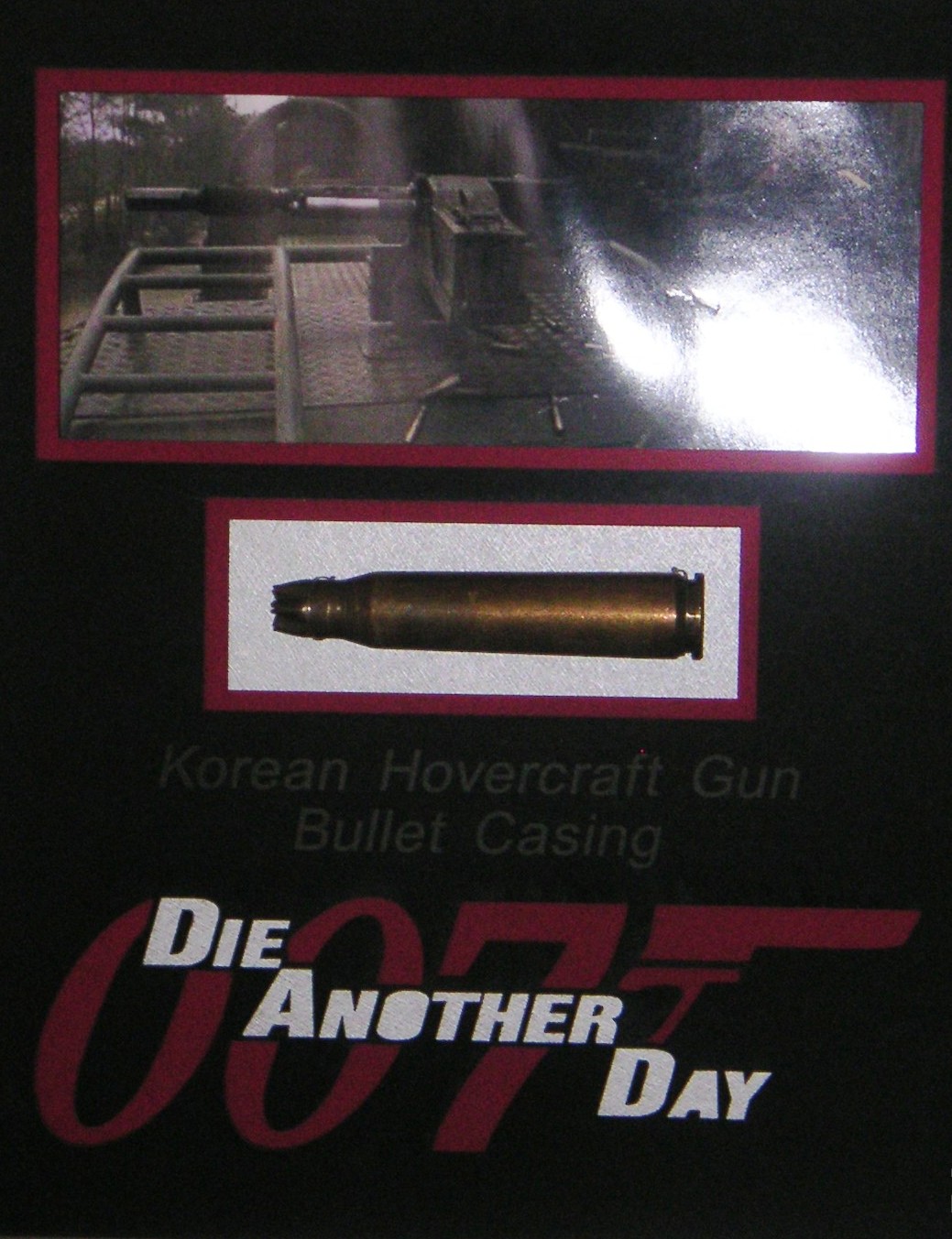 Hovercraft Bullet Display Använd i filmen