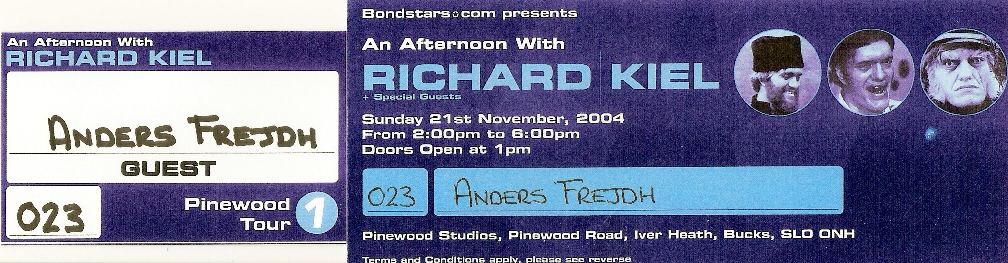 An afternoon with Richard Kiel Original