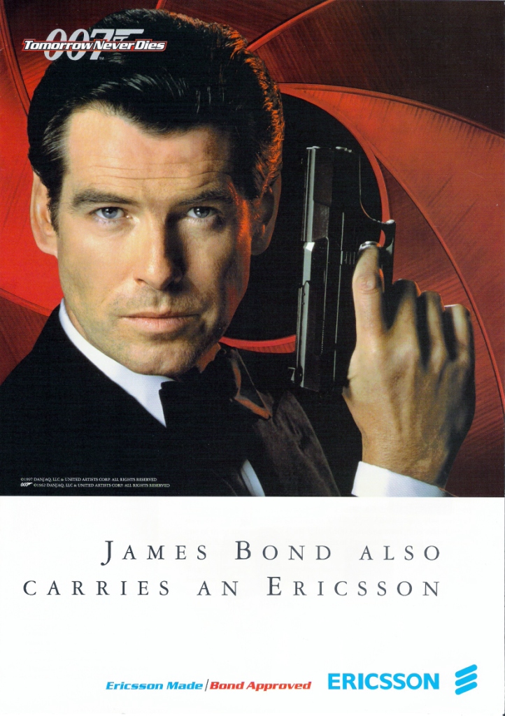 James Bond also carries an Ericsson Original