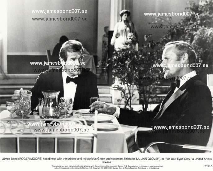 Sir Roger Moore and Julian Glover FYEO-5
