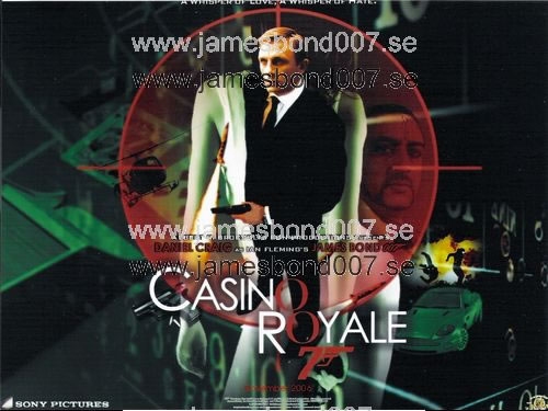 Poster motive with Daniel Craig Colour