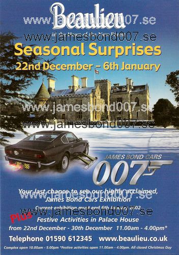James Bond Cars Exhibition Original