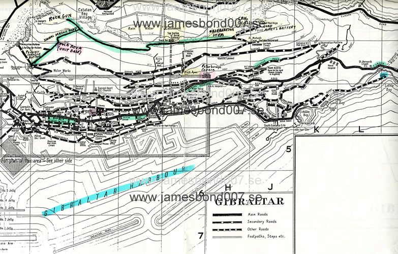 Karta över Gibraltar Original