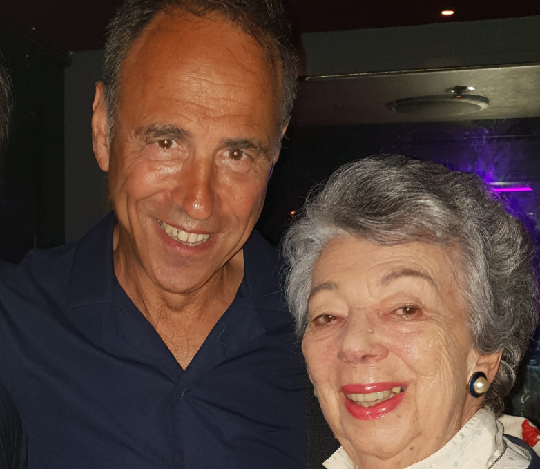 Anthony Horowitz and Lili Stern-Pohlmann at the book launch of Forever And A Day in London 2018