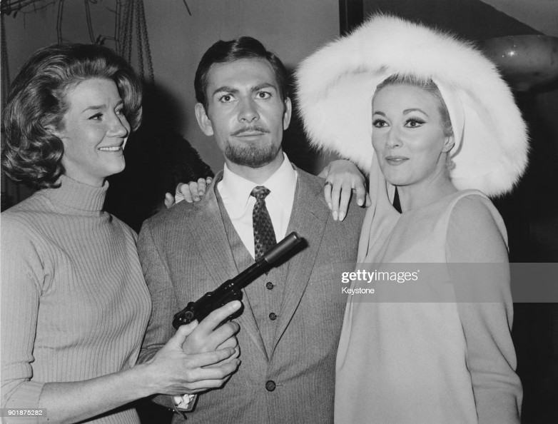 Neil Connery with Lois Maxwell and Daniela Bianchi