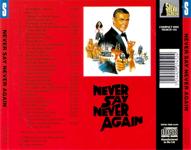 Never Say Never Again soundtrack
