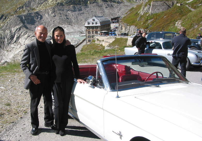Norman Wanstall & Tania Mallet in Andermatt