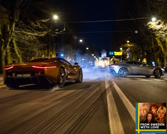 See the supercars of SPECTRE in action