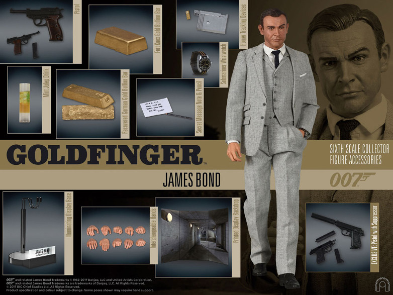 Big Chief Studios, James Bond, Goldfinger, figure