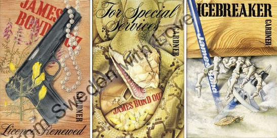 First three John Gardner Bond novels reprinted