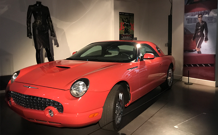 Jinx Ford Thunderbird from Die Another Day now on display at Bond in Motion