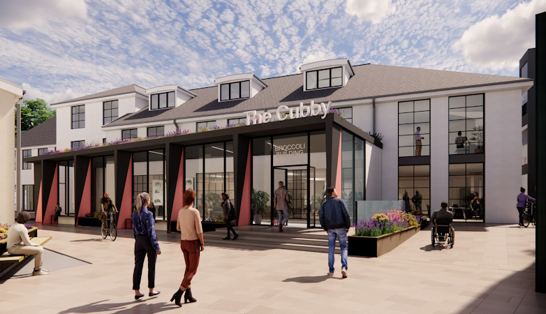 The Cubby Broccoli Building, exterior