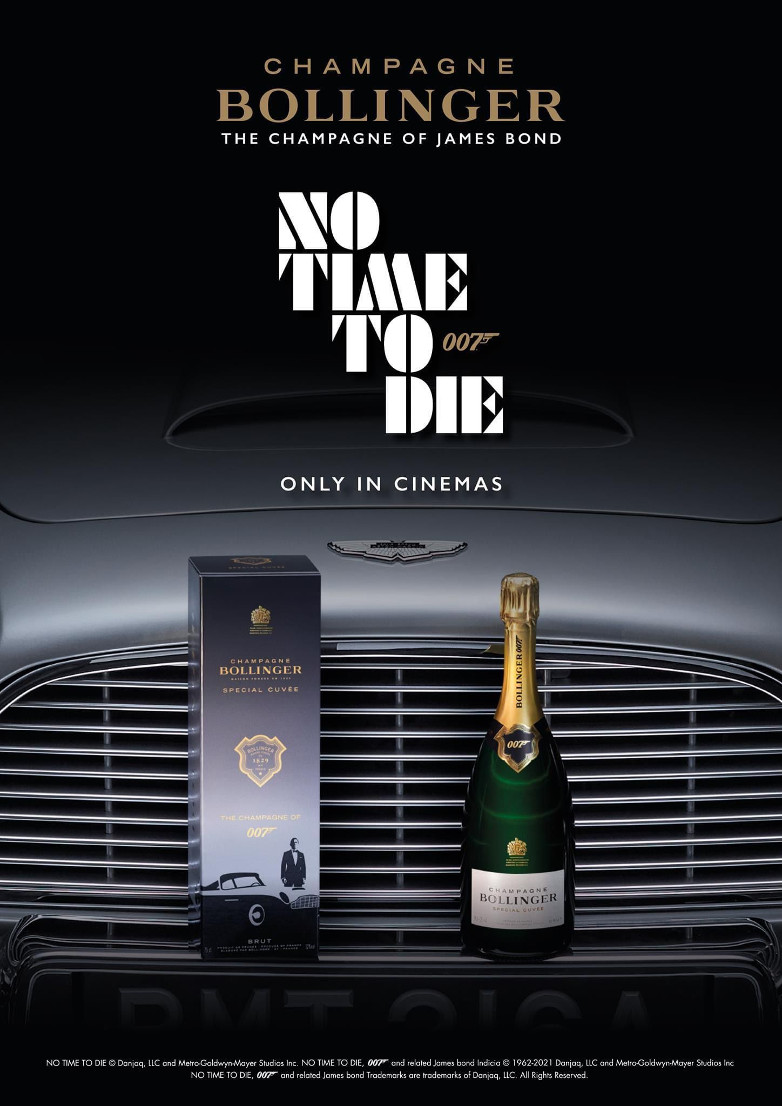 No Time To Die Bollinger Champagne
