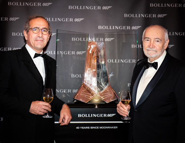 Champagne Bollinger event 007 partnership