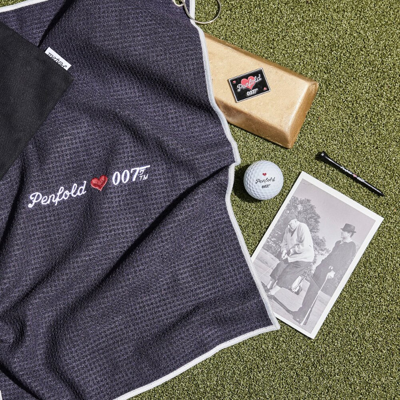 Penfold Golf, James Bond 60th Anniversary, waffle golf towel