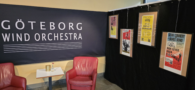 James Bond posters, Haga Konserthall, concert