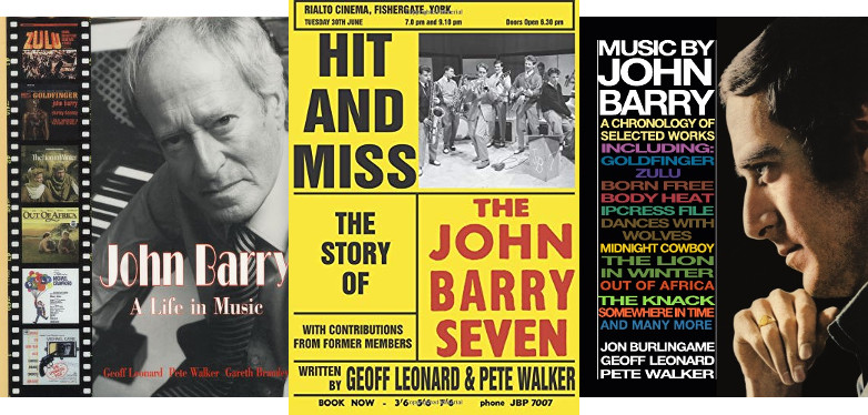 John Barry books by Geoff Leonard and Pete Walker