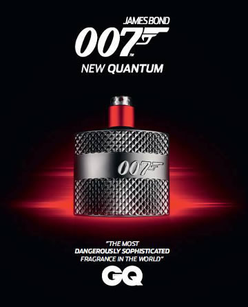 James bond parfym quantum
